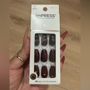 imPRESS Burgundy roses Press-On Nails